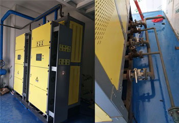 辽宁生物发酵1吨电磁蒸汽锅炉项目