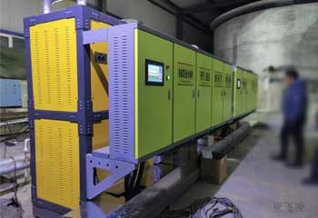 金地矿业1400KW电磁热水锅炉采暖