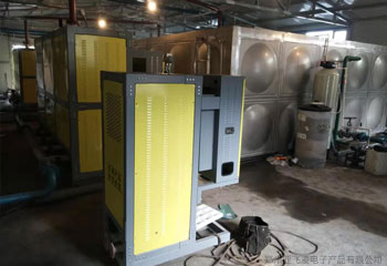 新疆某煤矿煤改电一万多平电磁锅炉采暖项目