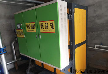 三门峡灵宝矿区采暖100KW电磁锅炉