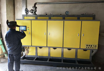 榆林山水水泥有限公司400KW电磁热水锅炉取暖项目