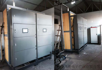 山西大同鹊山高家窑煤矿1吨电磁热水锅炉