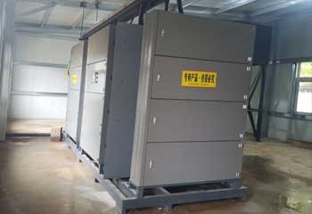 阿勒泰哈巴河1600KW电磁热水锅炉采暖2万平